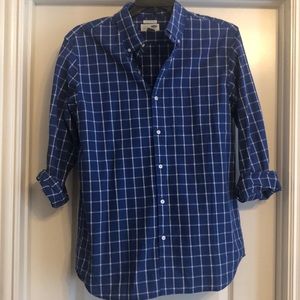 Size L Blue Old Navy Long Sleeve Button Up Shirt